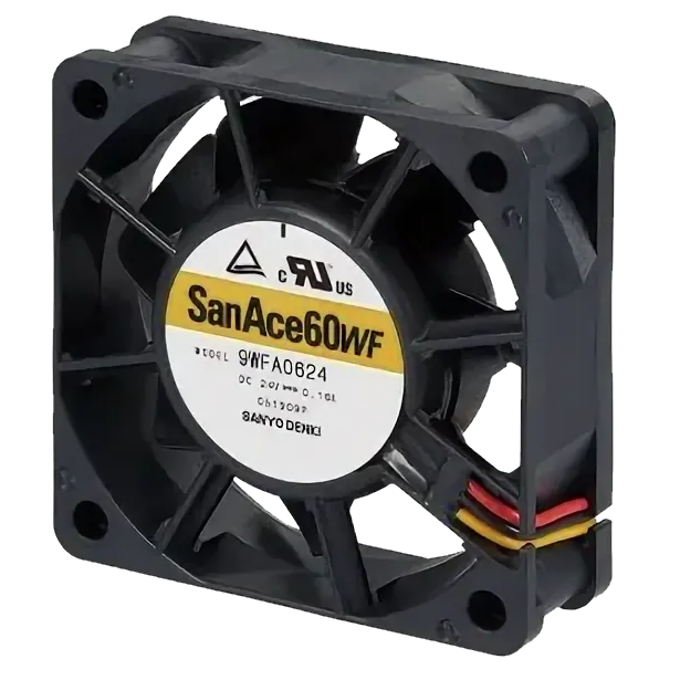 Осевой вентилятор 9WFA0624P6G001 серии San Ace 60WF от Sanyo Denki 60x60x20