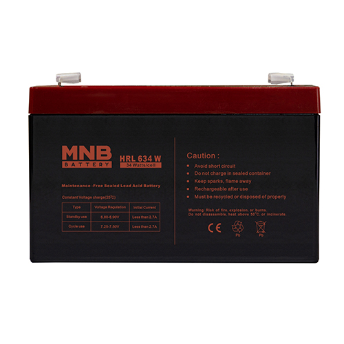 HRL634W Аккумуляторная батарея MNB (9 Ач, 6 В)