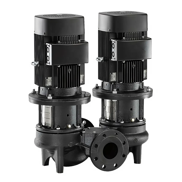 Центробежный сдвоенный насос Ин-Лайн Grundfos TPD 125-160/6-A-F-A-BAQE 400D 50HZ