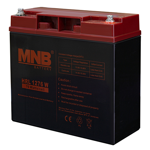 HRL1276W Аккумуляторная батарея MNB (18 Ач, 12 В)