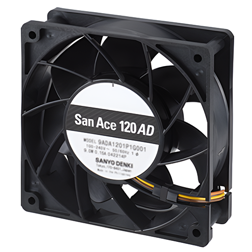 Осевой вентилятор 9ADA1201H1002 серии San Ace 120AD от Sanyo Denki 120x120x38