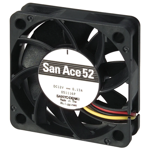 Осевой вентилятор 9GA0524A7D001 серии San Ace 52 от Sanyo Denki 52x52x15