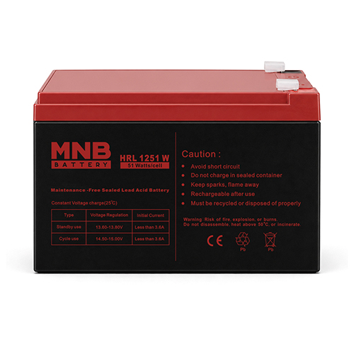 HRL1251W Аккумуляторная батарея MNB (12 Ач, 12 В)