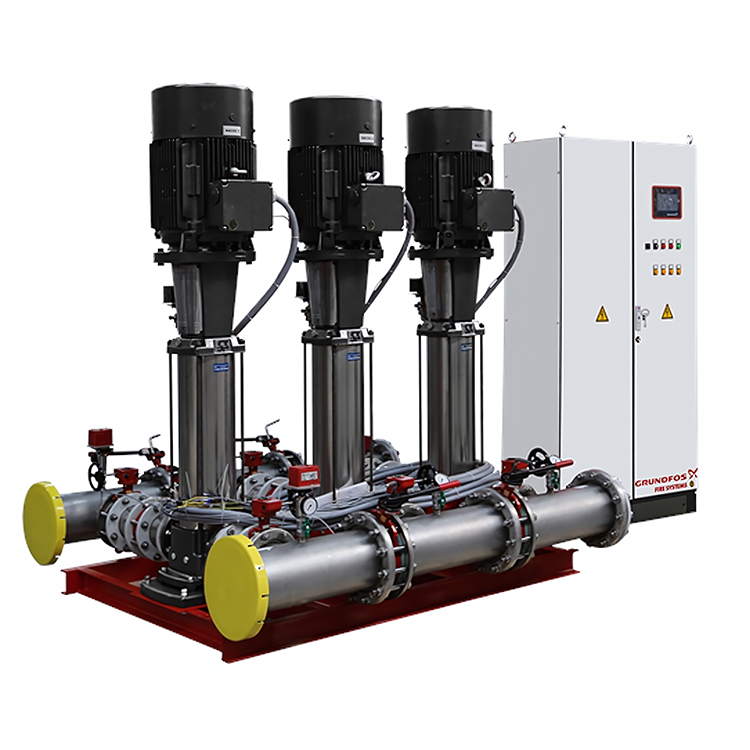Насосная установка пожаротушения Grundfos HYDRO MX-V 2/1 CR15-1