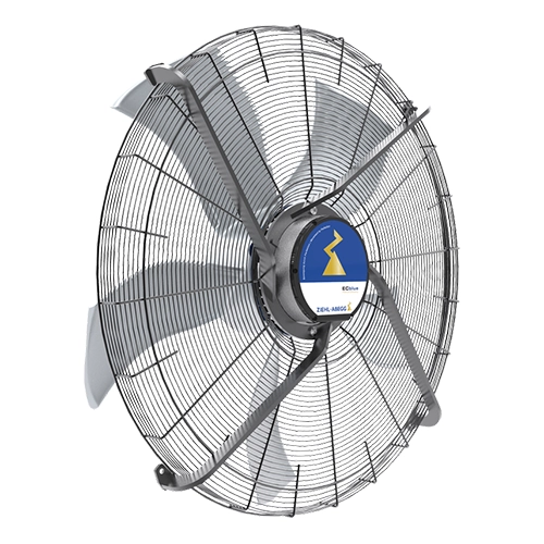 Осевой трехфазный вентилятор Ziehl-abegg FN100-ZII.GL.V5P1 230 В