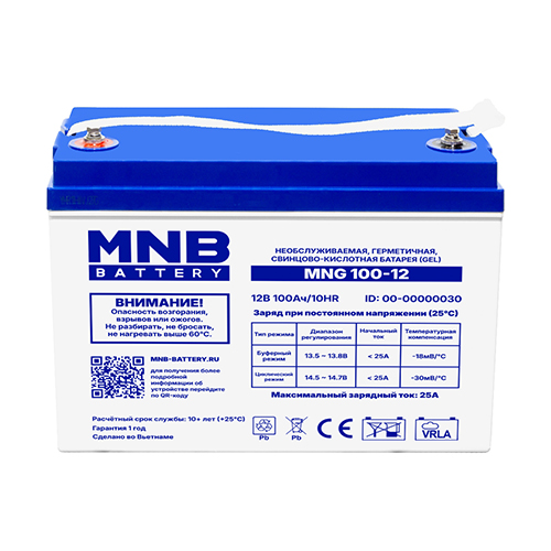 MNG 100-12 Аккумуляторная батарея MNB (100 Ач, 12 В)