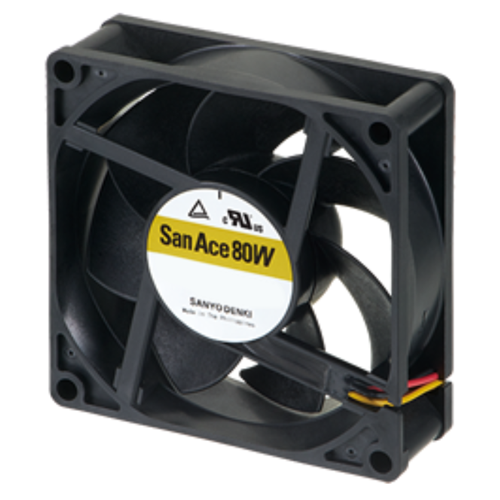 Осевой вентилятор 9WPA0824P4G0011 серии San Ace 80W от Sanyo Denki 80x80x25