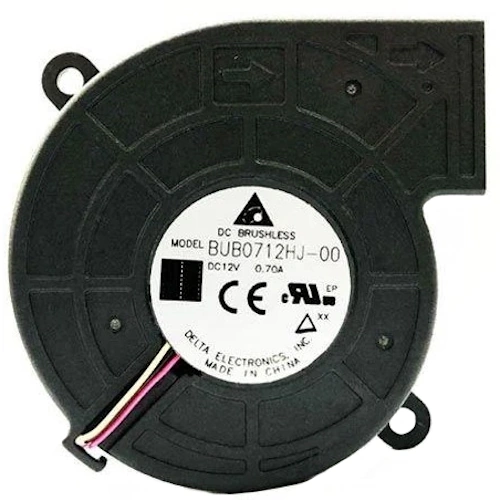 Центробежный вентилятор BUB0712HJ-00 Delta 3 pin DC  В 70x70x25