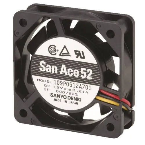 Осевой вентилятор 9GA0512A7002 серии San Ace 52 от Sanyo Denki 52x52x15
