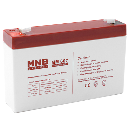 MM 607 Аккумуляторная батарея MNB (7 Ач, 6 В)